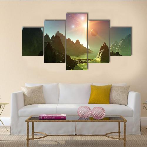 3D Fantasy Landscape – Gaming Canvas Wall Art
