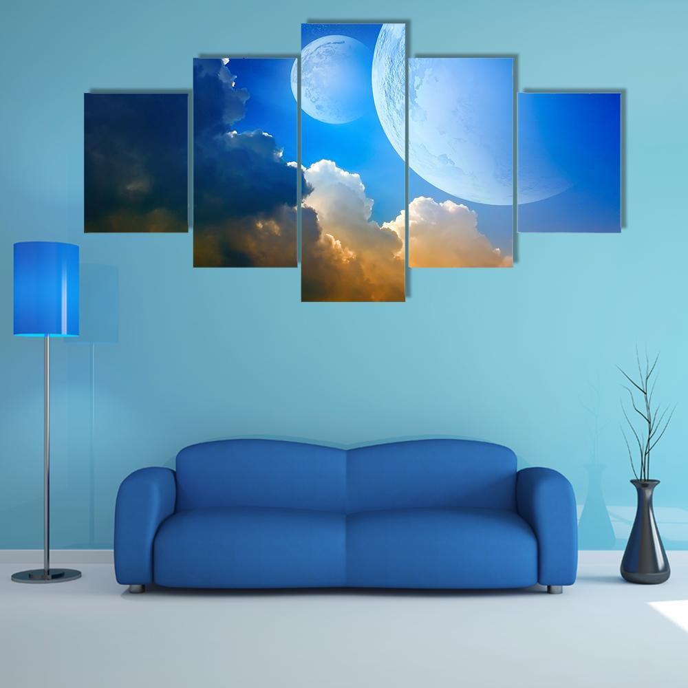 3D Fantasy Landscape – Space Canvas Wall Art