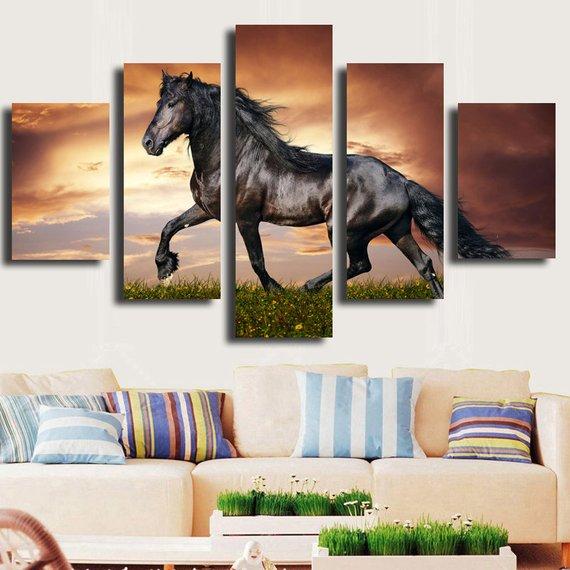 A Brown Horse – Animal Canvas Wall Art