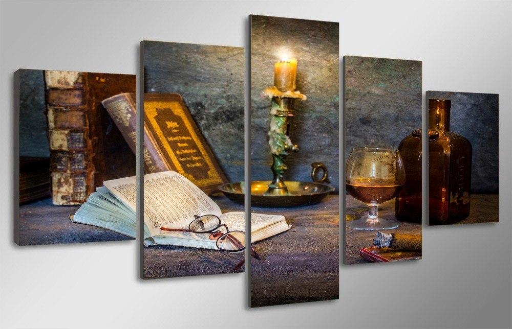 A Cosy Corner Candles Book – Religion Canvas Wall Art