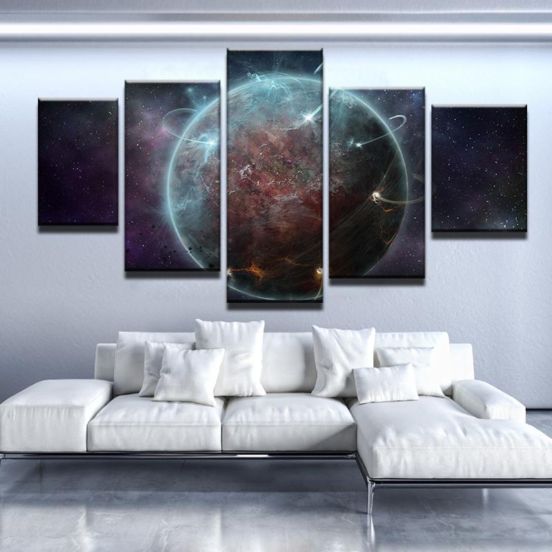 A Darker World – Space Canvas Wall Art