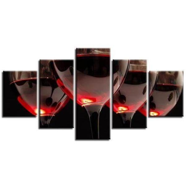 A Glass Of Red Wine – Wine Canvas Wall Art