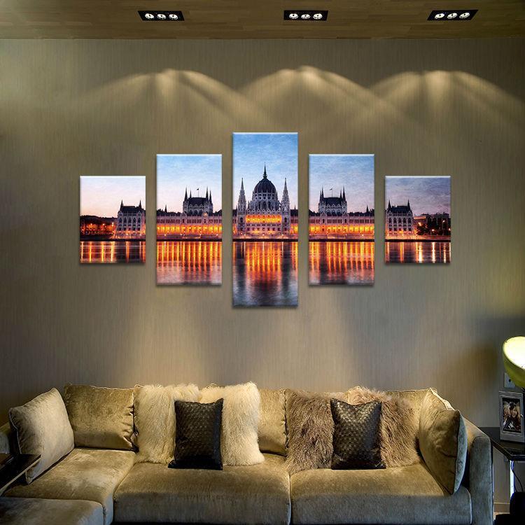 A Night At Budapest – Nature Canvas Wall Art