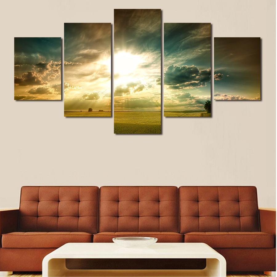 A Shine In The Clouds – Nature Canvas Wall Art