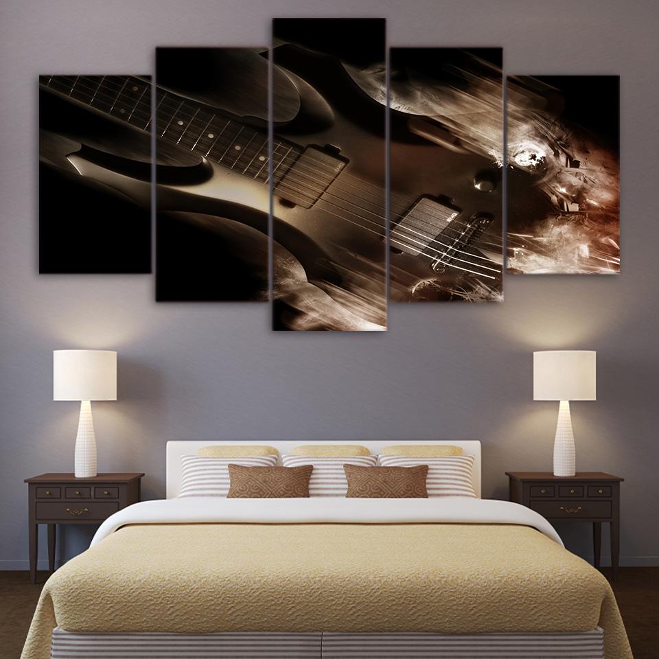 Abstract Classical Guitar – Music Canvas Wall Art