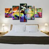 Abstract Colorful Butterfly Flowers – Abstract Canvas Wall Art