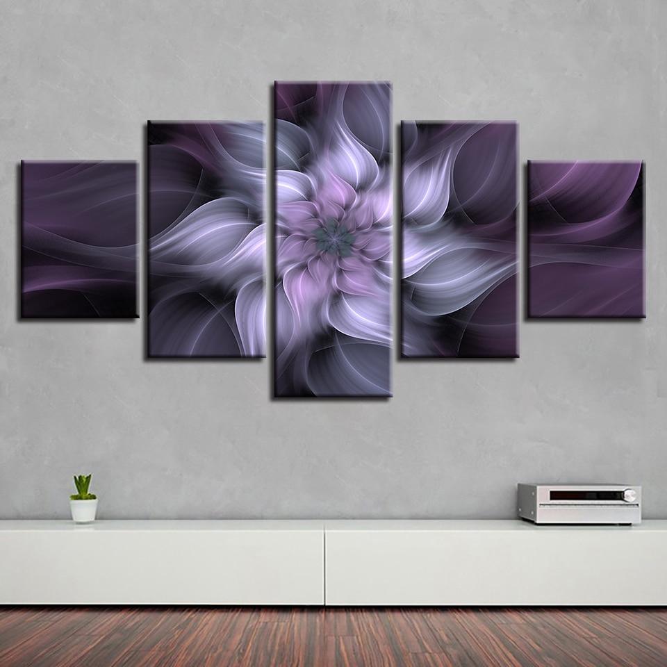 Abstract Flowers – Abstract Canvas Wall Art