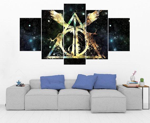 Abstract Harry Potter – Movie Canvas Wall Art