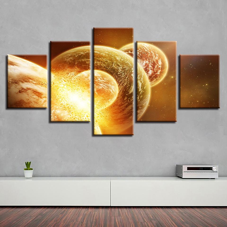 Abstract Universe Planet Mars – Space Canvas Wall Art