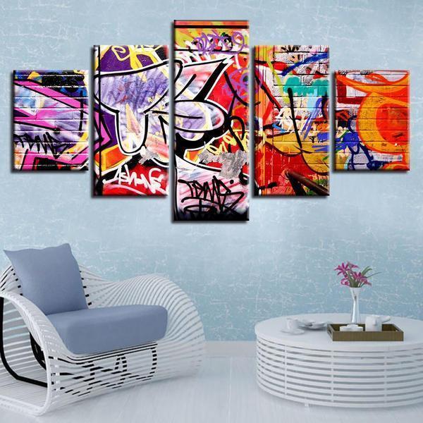 Abstraction Graffiti – Abstract Canvas Wall Art