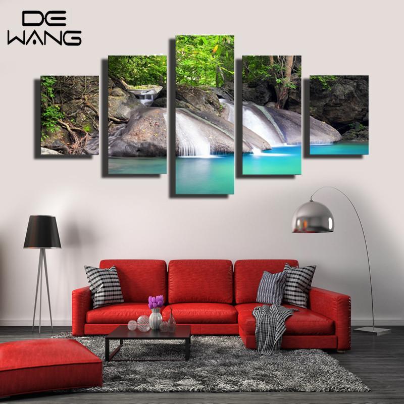 Adventurous Waterfall – Nature Canvas Wall Art