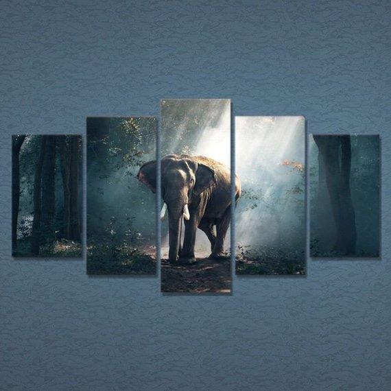 African Elephant Beautiful – Animal Canvas Wall Art