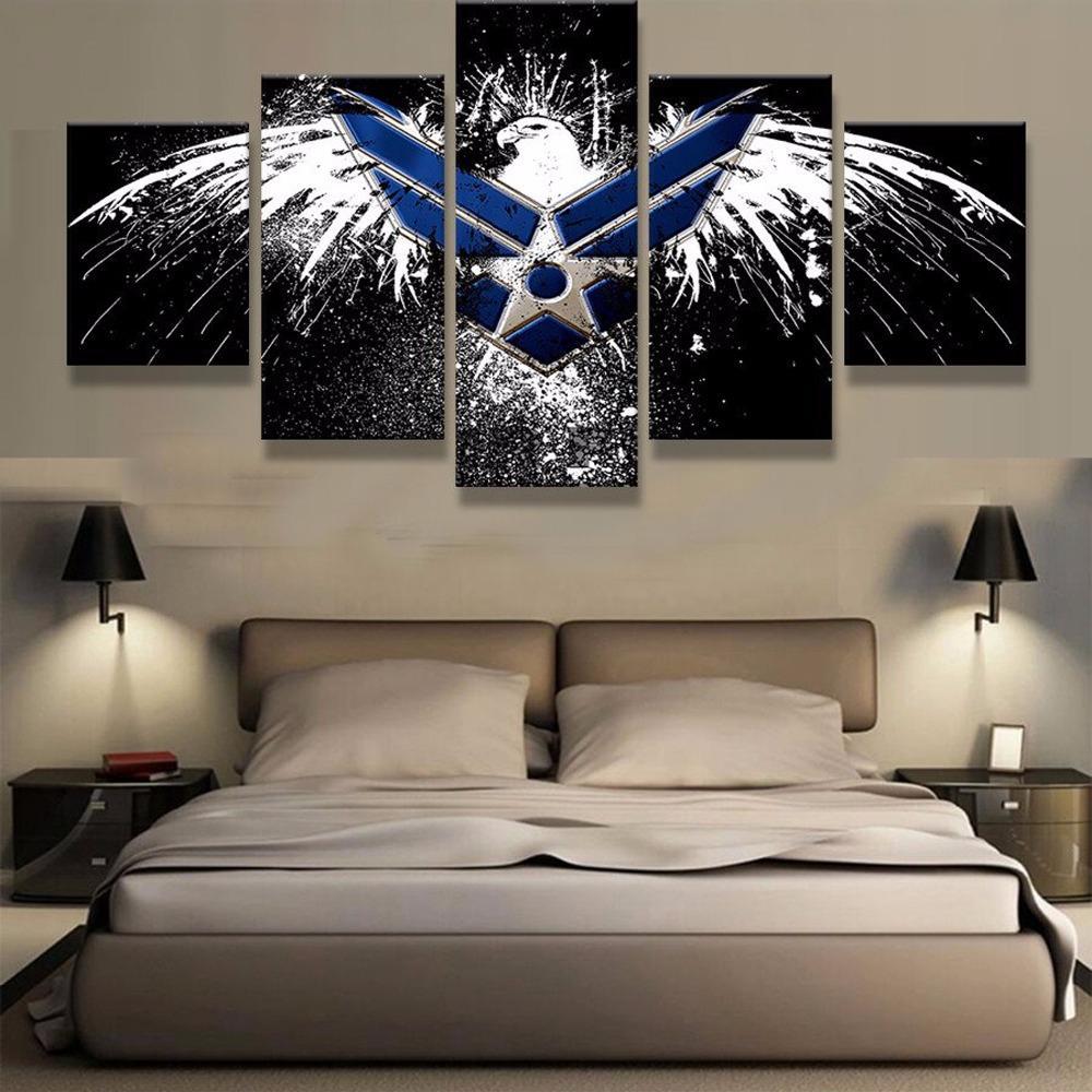 Air Force Eagle – Abstract Canvas Wall Art