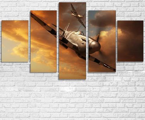 Airplane Aircraft – Airplane Canvas Wall Art