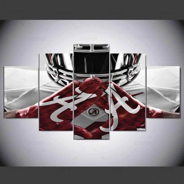 Alabama Crimson Tide College Football Team Sport Canvas Wall Art