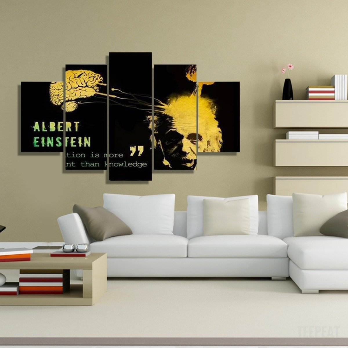 Albert Einstein – Famous Person Canvas Wall Art