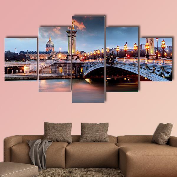 Alexandre 3 Bridge In Paris France – Nature Canvas Wall Art