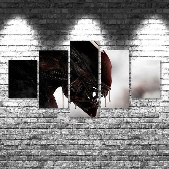 Alien 10 – Movie Canvas Wall Art