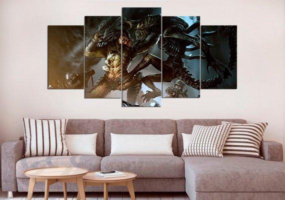 Alien Vs Predator 1 – Movie Canvas Wall Art