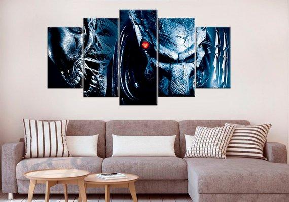 Alien Vs Predator Large 2 – Movie Canvas Wall Art