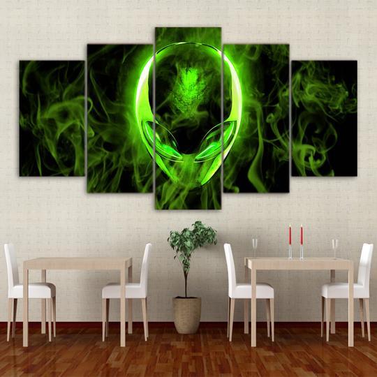 Alienware -Abstract Canvas Wall Art