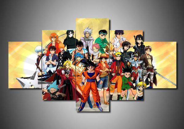 All Anime Characters 1 – Anime Canvas Wall Art