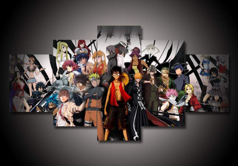 All Anime Characters – Anime Canvas Wall Art