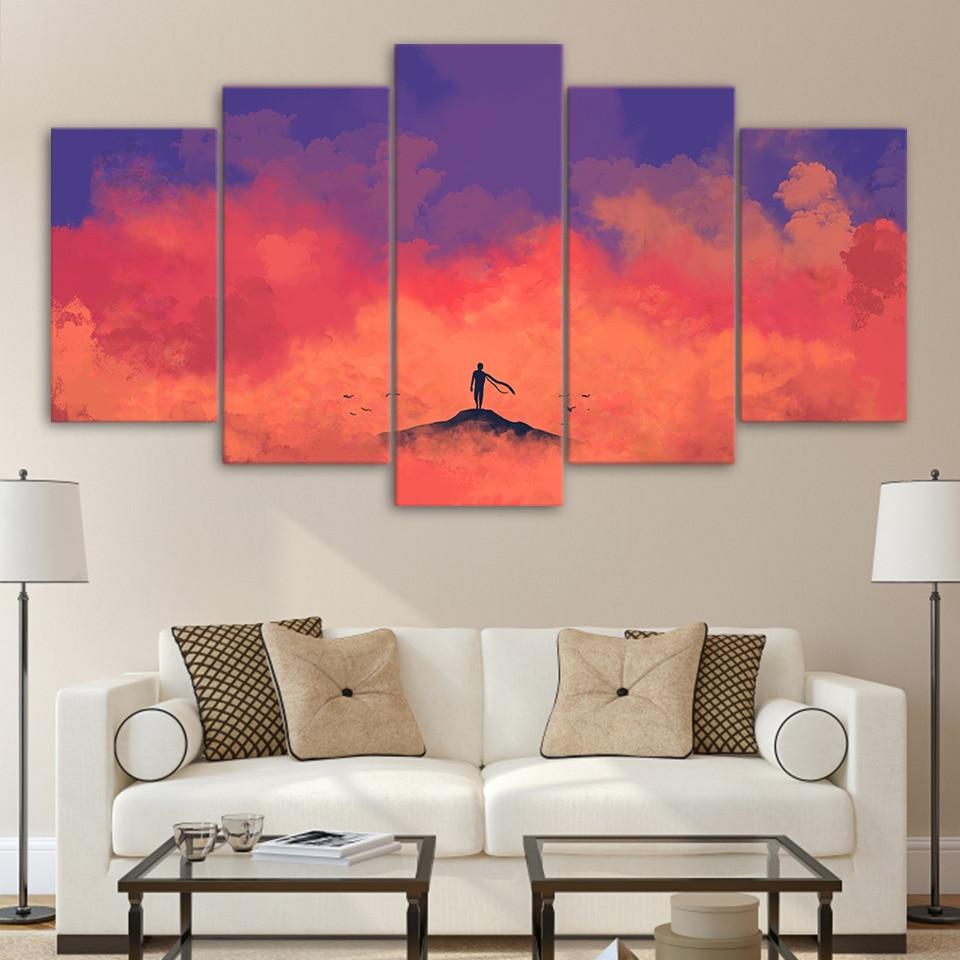 Alone Minimal – Abstract Canvas Wall Art