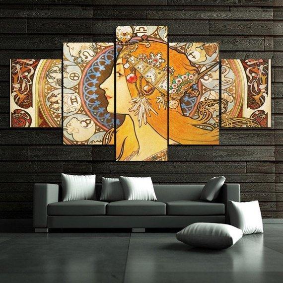 Alphonse Mucha Celebrity – Canvas Wall Art