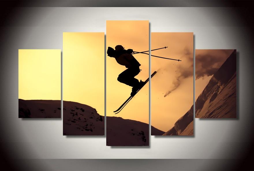 Alpine Skiin – Sport Canvas Wall Art