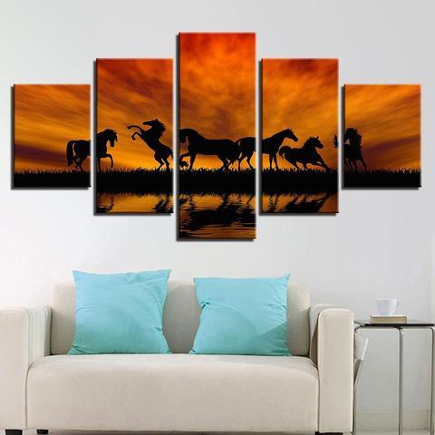 Amazing Horses – Animal Canvas Wall Art