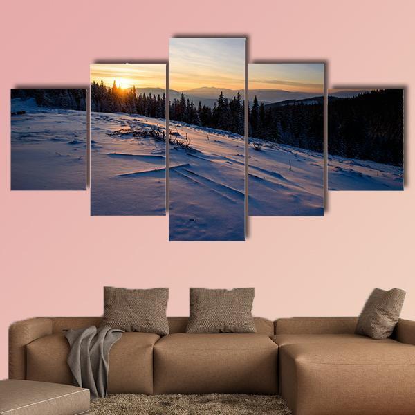 Amazing Winter Landscape – Nature Canvas Wall Art