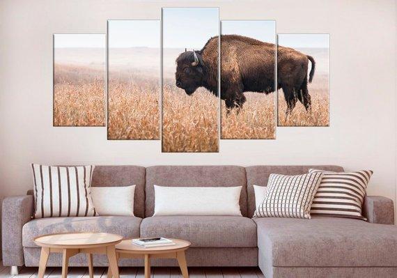 American Bison – Animal Canvas Wall Art