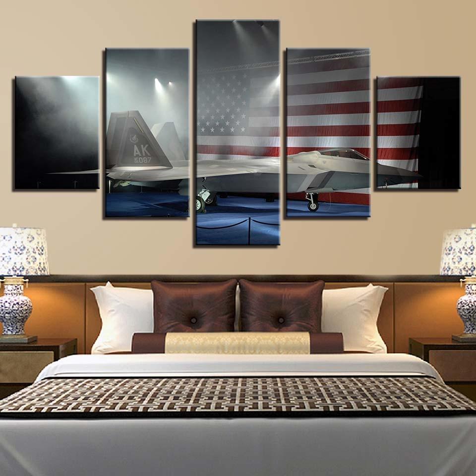 American Flag 10 – Abstract Canvas Wall Art