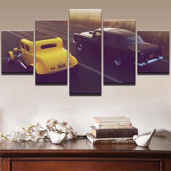 American Graffiti Car &Amp; Motor – Canvas Wall Art