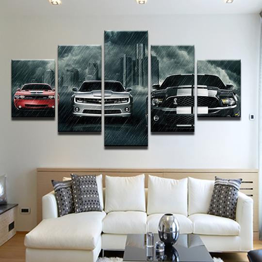 American Muscle Cars – Automative Canvas Wall Art