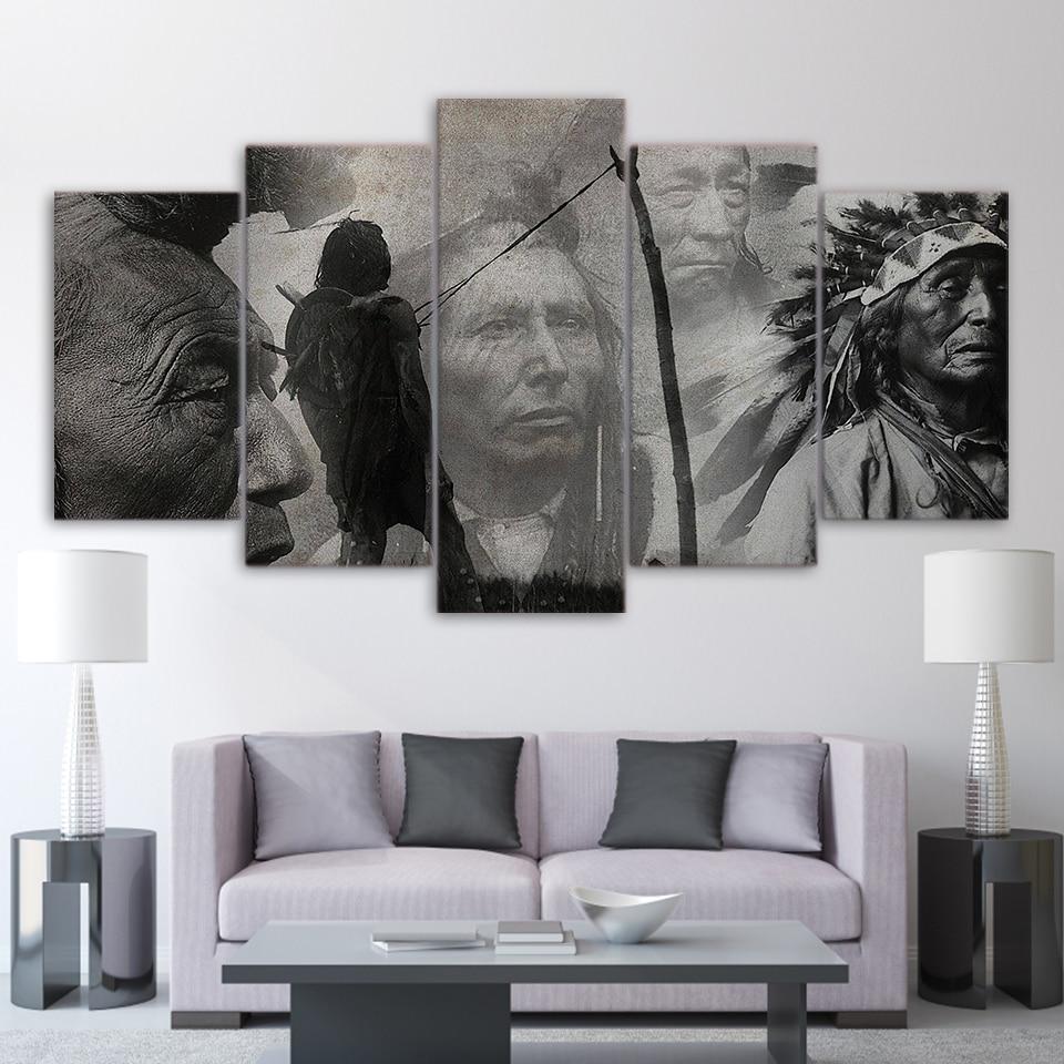 Americanos – Abstract Canvas Wall Art