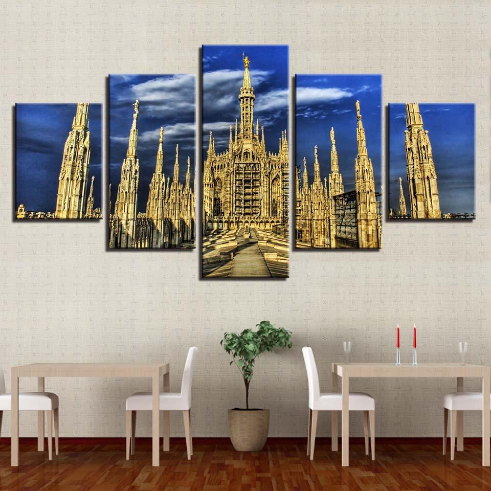 Ancient Castle 2 – Nature Canvas Wall Art