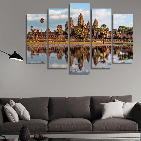 Ancient Khmer Architecture – Nature Canvas Wall Art