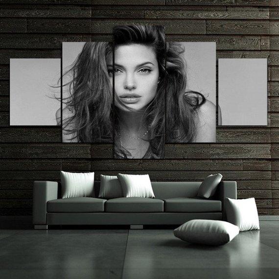 Angelina Jolie – Famous Person Canvas Wall Art