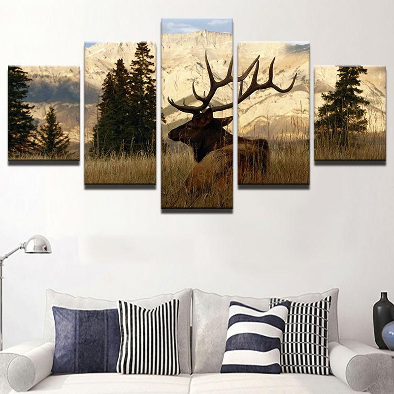 Animal Deers – Animal Canvas Wall Art