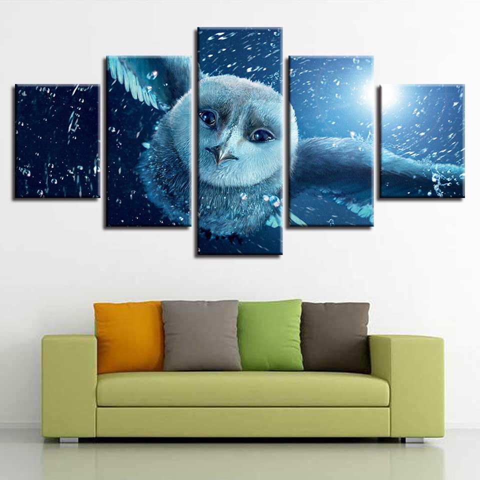 Animal Flying Owl – Animal Canvas Wall Art