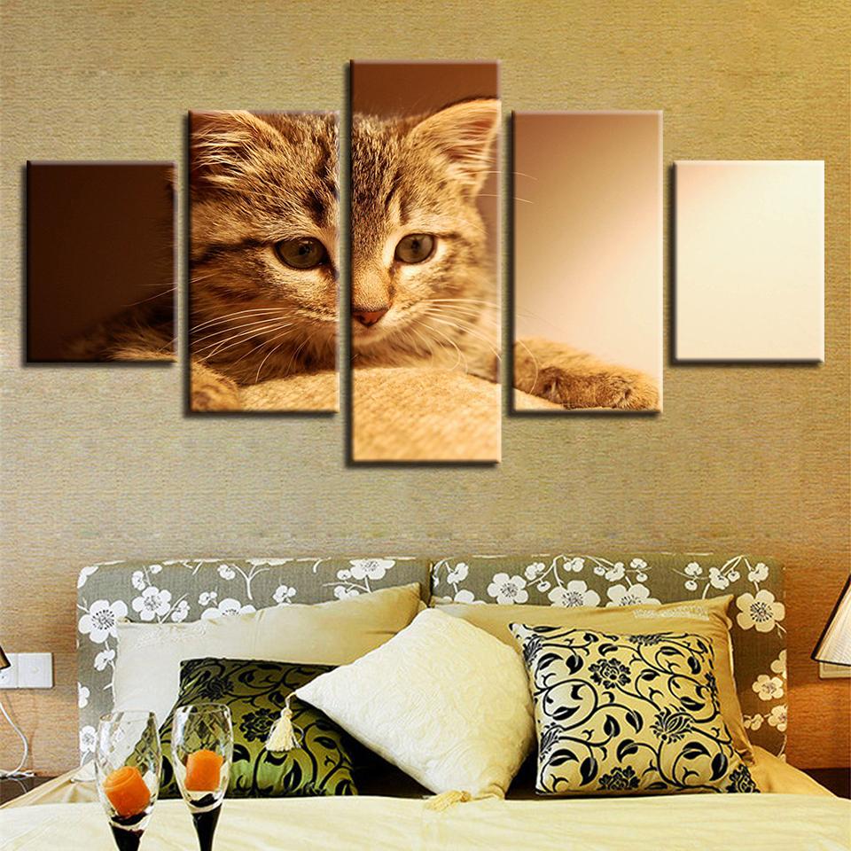 Animal Lovely Cat – Animal Canvas Wall Art