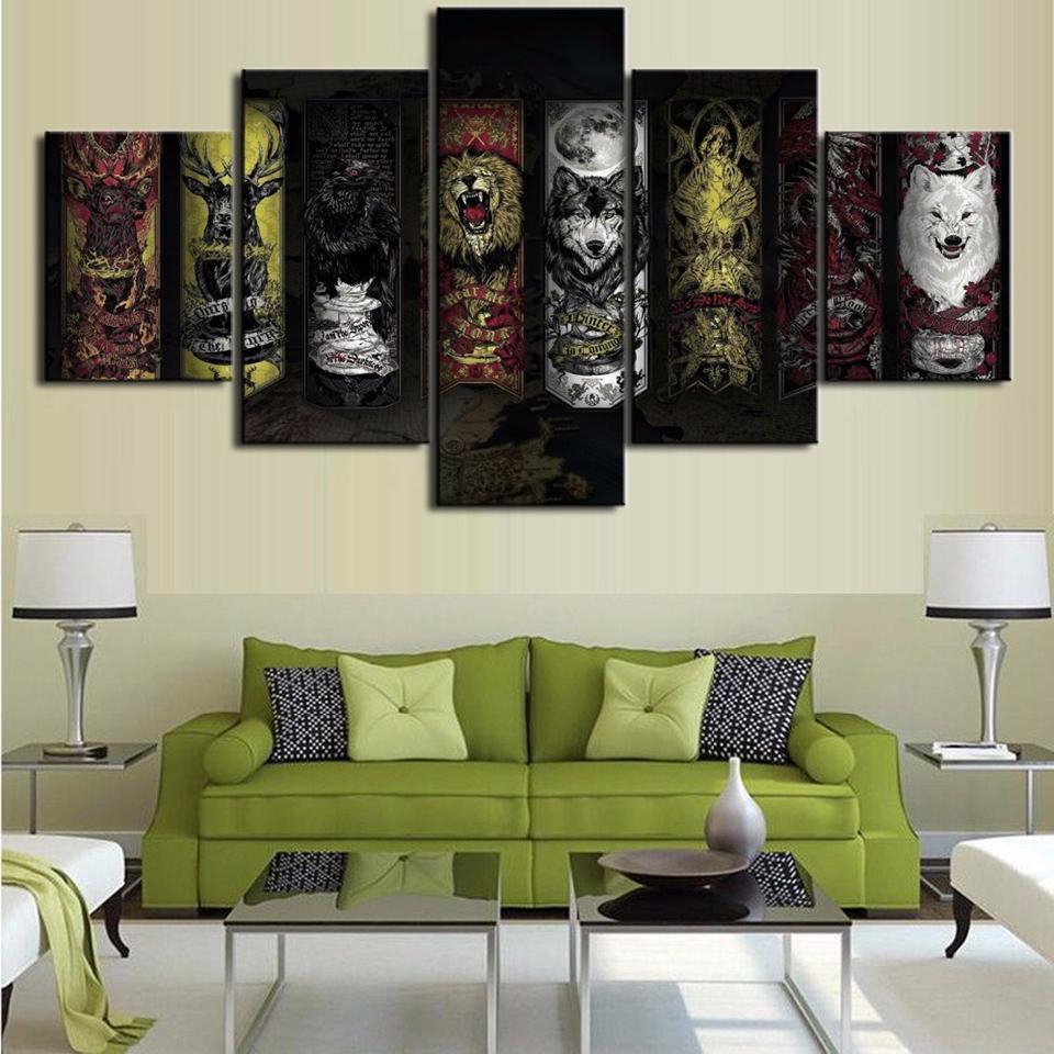 Animal Pictures Game Of Thrones Film – Animal Canvas Wall Art