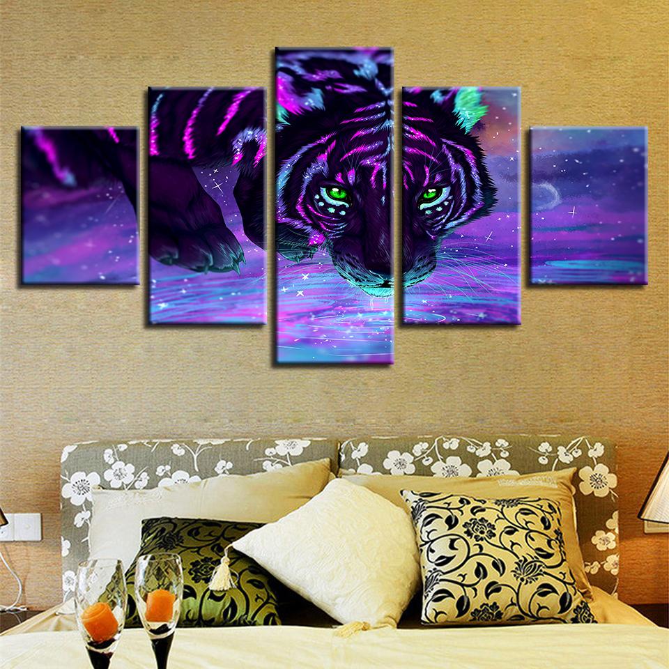 Animal Tiger 01 – Abstract Canvas Wall Art