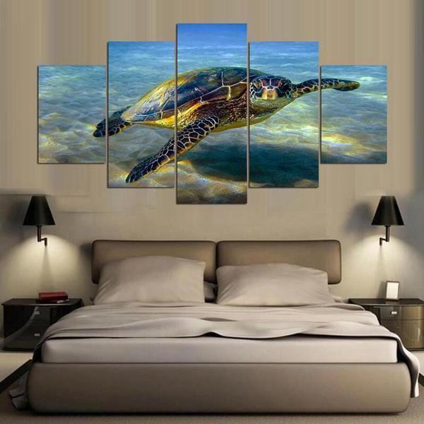 Animal Turtles Seaview – Animal Canvas Wall Art