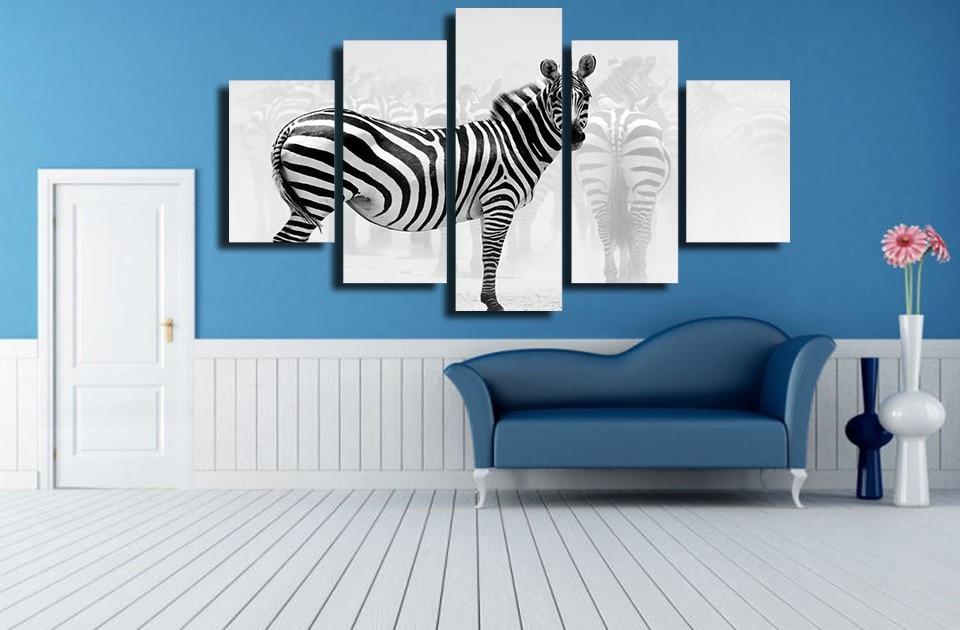 Animal Zebra 03 – Animal Canvas Wall Art