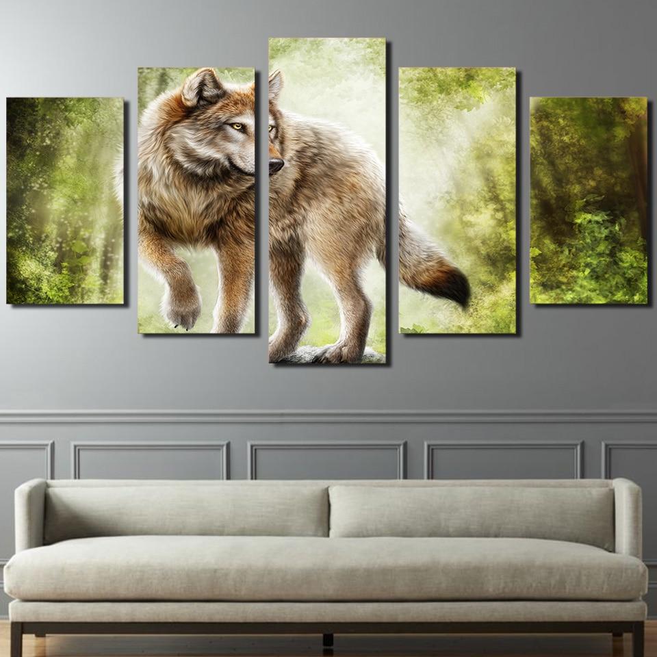 Animals Wolf 1 – Animal Canvas Wall Art