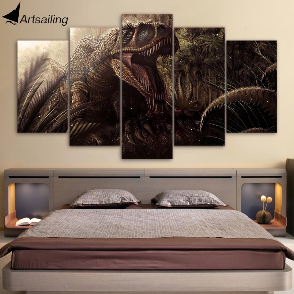 Animation Dinosaur 1 – Movie Canvas Wall Art