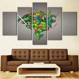Anime Teenage Mutant Ninja Turtles Tableau – Anime Canvas Wall Art